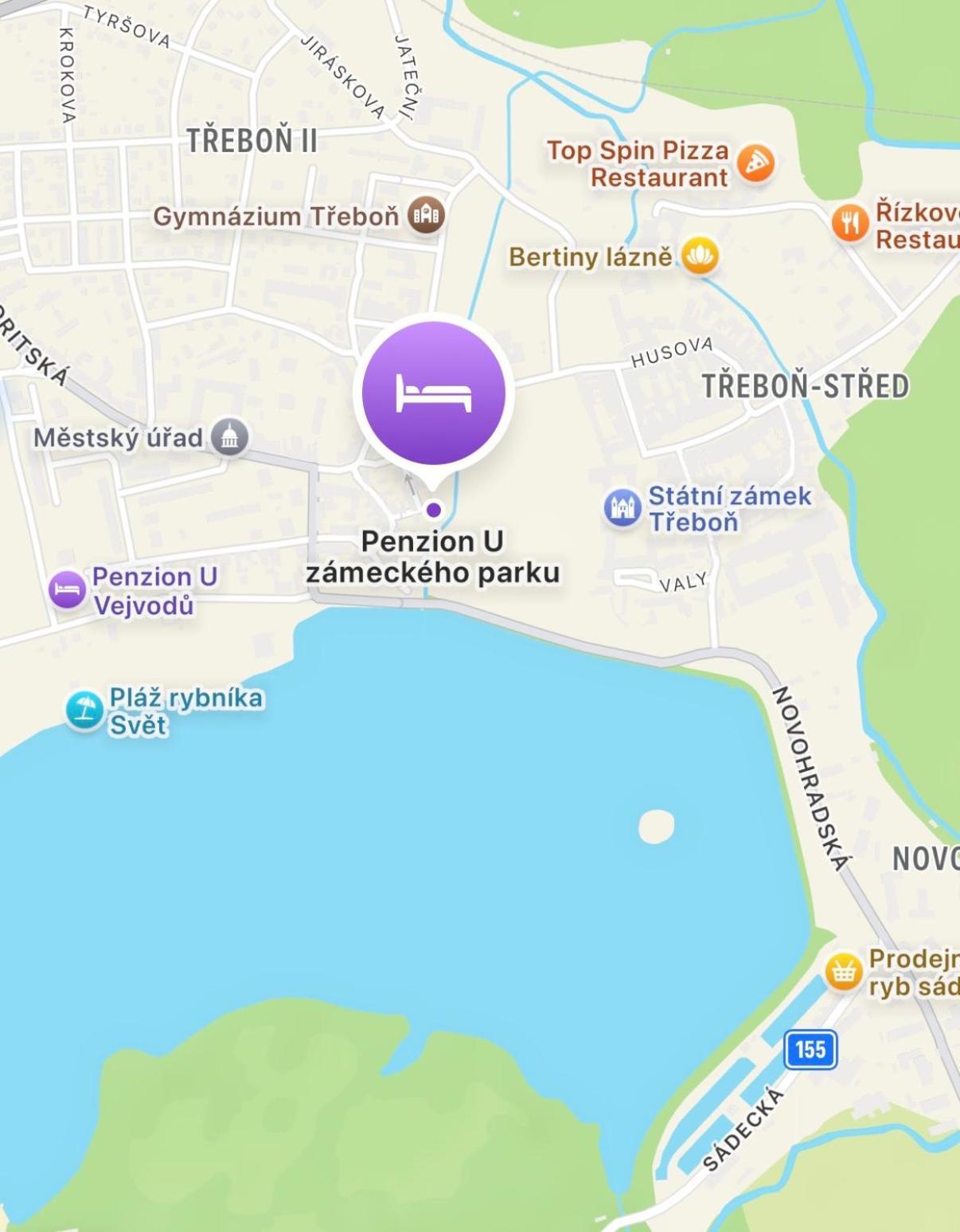 Penzion U zámeckého parku Třeboň Exterior foto